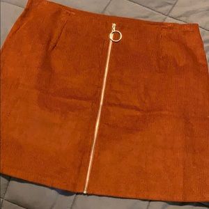 Zip up skirt